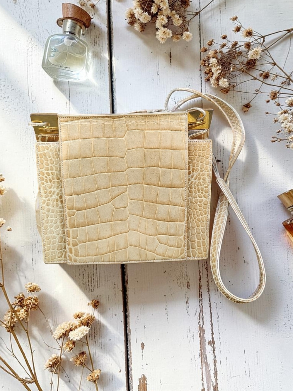 Rodo Alligator Leather Bag